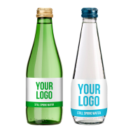 Branded mineral Still water, Glass bottle 330 ml with full colour label, 252 bottles, Only € 1.07 per bottle  - water-330ml-glass-still[1].png